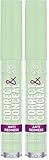 Essence Corrector Antirrojeces Correct & Conceal, Corrector De Color, Natural (3.5Ml) (Paquete de 2)