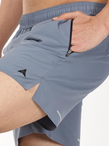 Image of Men's Performance Shorts with Built-in Brief | Quick-Dry, Lightweight Athletic Shorts for Running, Gym, Cycling & Crossfit