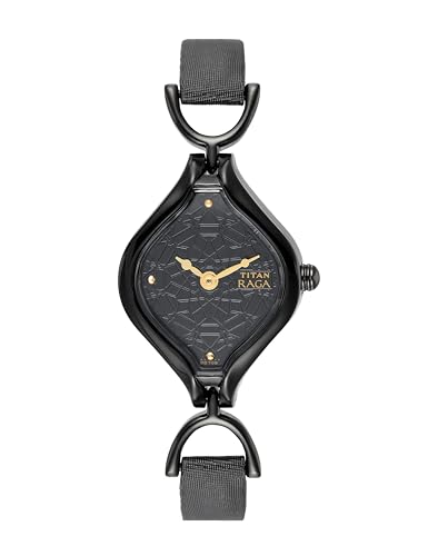 Image of Titan Raga Analog Black Dial Women's Watch -NM2531NL01 / NL2531NL01 /NP2531NL01