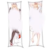 Anime Girl Body Pillow Case Cover Hugging Dakimakura Double-Sided Printed Decorative Peach Skin Bedding Pillowcase 150x50cm (P)
