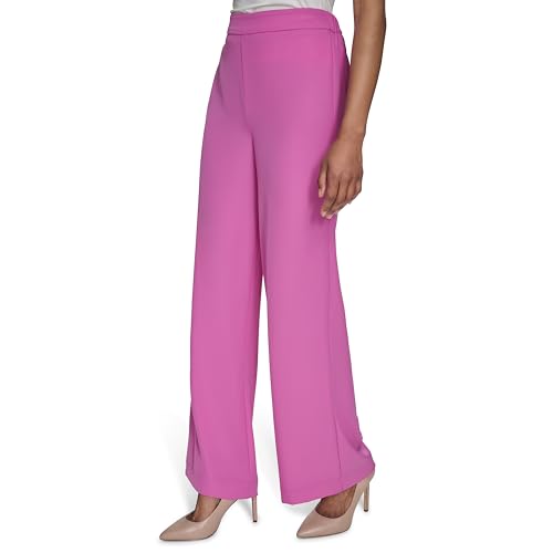 H HALSTON Women's Straight Leg Soft Suiting Office Workwear Pant3