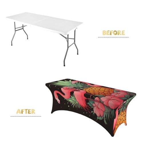 Nappe de protection lavable pour table de patio face aux taches et au vent