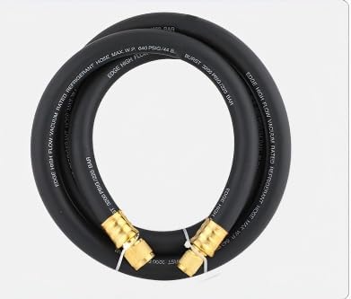 HVAC Vacuum Hose 5FT 1/2" to 1/4" Fittings