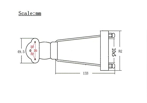 Lorhobetlif(E15) Archtop Guitar Trapeze Tailpiece w/screws ,Chrome