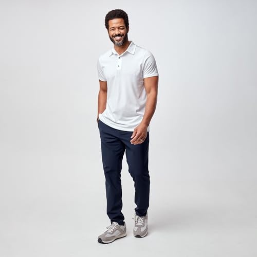 Fresh Clean Threads Mens Polo Shirts - Pre Shrunk Soft Fitted Premium Classic Shirt - Men's Polos Cotton Poly T-Shirt Blend3