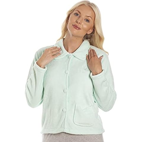 Camille Supersoft Button Up Bed Jacket Cover