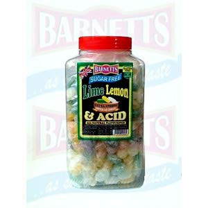 Barnetts Sugar Free Sour Lemon & Lime Acid Drops 500G #TOP6