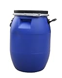 FJRCHYQQ Plastic Barrels,Water Storage Barrel,Food Grade Barrel,Water Drums for Outside,for A Reliable Source of Drinking Water