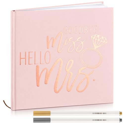 Fullhawl Bridal Shower Guest Book Bachelorette Party Scrapbook Letters to