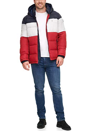 Image of Tommy Hilfiger Men's Classic Hooded Puffer Jacket (Standard and Big & Tall)