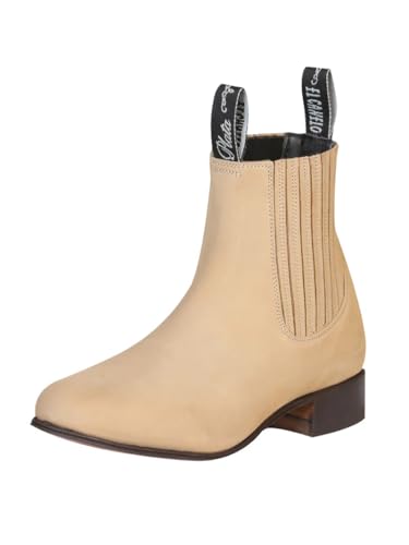 El Canelo - Charro Ankle Boot - Atlas Sand