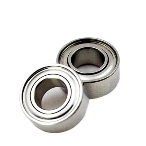 Rodamientos cerámicos híbridos 5x10x4 mm de alta precisión de 2 piezas