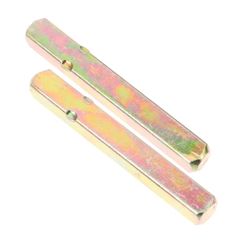 DONFAMDS 2 piezas Repuesto Eje para Manilla de Puerta Vintage Barra Cuadrada de Hierro Resistente Accesorio Duradero para Cerradura y Pomo