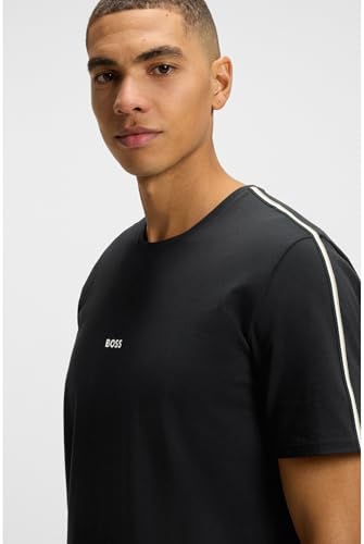 Boss Para Hombre. 50545930 Camiseta Unique Negro (Xl), Casual, AlgodóN, Manga Corta - 5