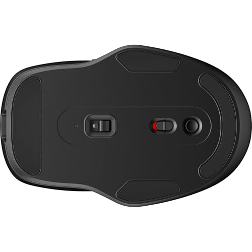 HP 510 Mouse Ricaricabile Ultraveloce, Supercondensatore USB-C Ricaricabile, Autonomia fino a 30 giorni, Sensore fino a 1600 dpi, Rotella 2D, Impugnatura testurizzata, Design Compatto, Nero - 6