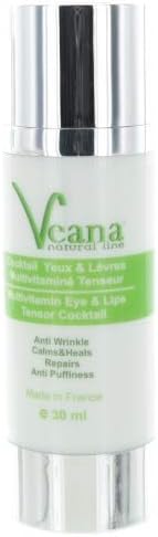 Eye & Lip Tensor Cocktail (30 ml) 2-in-1 combinatie met hyaluronan en collageen tegen rimpels en rimpels rond de ogen en lippen – acht werkzame stoffen in één product