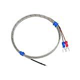 Weldable K Type Thermocouple, Bead Probe, Exposed Sensor, Fast Response, 0-600°C, Industrial Bare Wire(K-3m)