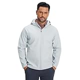 M MAELREG Mens Softshell Jacket with Hooded Fleece Lined Thermal Lightweight Winter Jackets for Men Hiking Coat