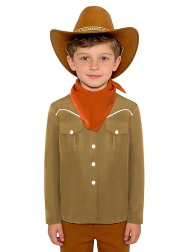 Costume de cowboy pour enfant pour s'amuser au carnaval et aux goûters d'anniversaire