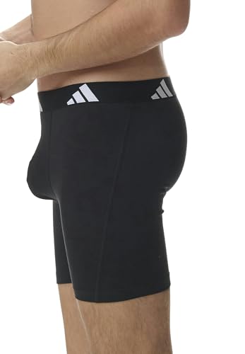 Image of Adidas Men's Boxer Shorts (Pack of 3) Boxer Brief Cyclist Underwear (Size S - 3XL) - Comfortable Underwear Men