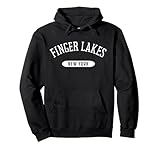 Achetez cette chemise unique Finger Lakes New York avec un lettrage de style classique comme un excellent moyen de montrer votre fierté patriotique de Finger Lakes NY. Cadeau parfait pour ceux qui aiment son charme et fiers d'être de Finger Lakes. Sweat-shirt Finger Lakes