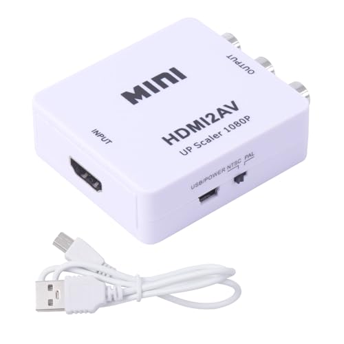 THANKO HDMI���R���|�W�b�g�֕ϊ�����A�_�v�^ HTAA25CWH �R���|�W�b�g HDMI �ϊ� �A�_�v�^ RCA �Ԕ��� �A�i���O 3�F�[�q �Â��e���r �J�[�i�r �ԍ�