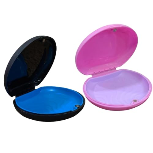 Aligner Case/Aligner Box/Mouth Guard and Multi-purpose Box (Pack of Two (Black & Pink)) (B0D8ZKSK9X) Amazon Price History, Amazon Price Tracker