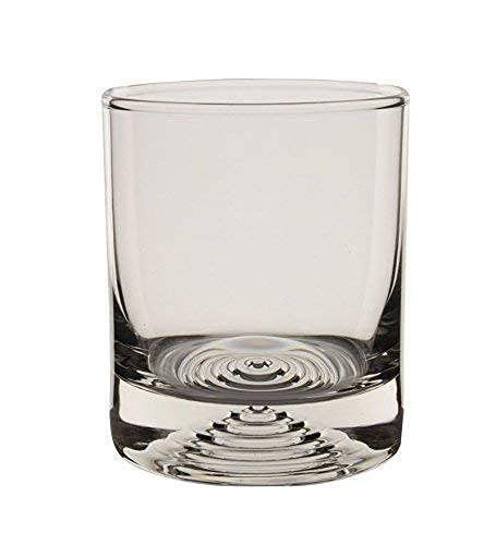 Home-Cart Memphis Juice Milk Water Glass Glassware Drinkware Set, 200ml, Set of 6, Clear