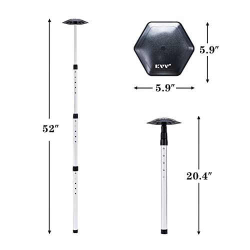 Kvv Golf Travel Bag Support Rod, Hexagon Support Cover With Telescopic Aluminum Alloy Rod #TOP4