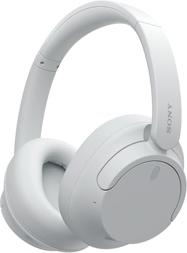 Sony WH-CH720N - Casque Bluetooth sans Fil à réduction de Bruit - Micro intégré - jusqu'à 35 Heures d'autonomie et Charge Rapide - Blanc