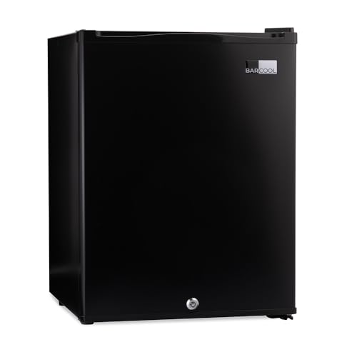 Barcool Bar40 LED - Mini Fridge Black | 40L Mini Bar | Super Quiet for Bedrooms, Hotels &...