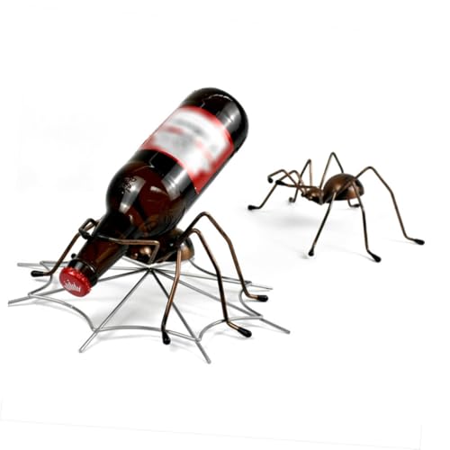 Soporte metálico Veemoon para botellas de vino miniatura 7
