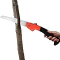 Liphontcta Folding Farm Hand Saw, Manganese Steel Folding Trim Pruner with Safety Lock, Lightweight Gardening Tool, Ideal for Tree, Shrubs, Twigs Pruning