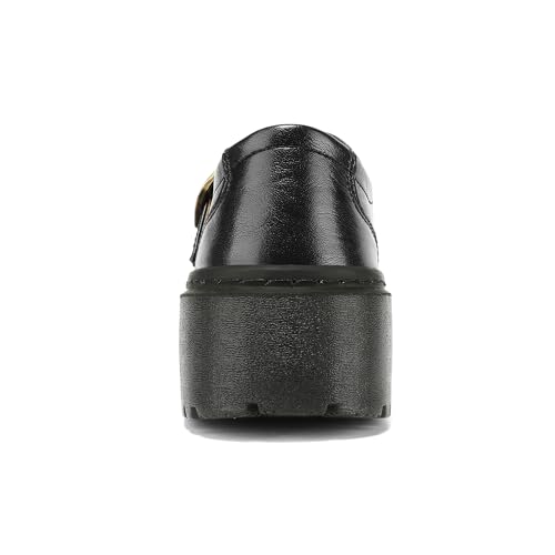 BEAUSEEN Women's Mary Jane Shoes with Platform Sole - Comfort Round Toe Strap Ballet Flats for Women - Chunky Heel Dress Flats3