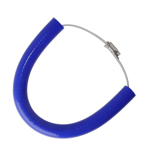 Cache d'échappement protection silicone bleu pour moto Suzuki
