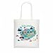 Odebyata Iceland Travel Souvenir Gifts Tote Bag, Iceland Travel Canvas Shoulder Grocery Shopping Organizer Tote Bag Vacation Gift 14"x 16"