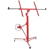 16 Ft. Drywall Lift, Drywall Rolling Lifter Panel, 150LBS Heavy Duty Sheetrock Lift, Drywall Lift Panel Hoist...