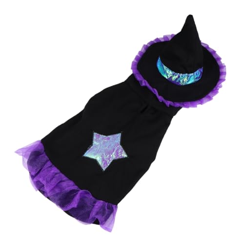 Disfraz de Mago L para Perros Halloween Ropa Divertida