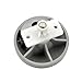 Front Roller Caster Wheel Replacement for Roborock Q5, Q7, Q8, S8, Q Revo and E Series Robotic Vacuum Cleaner - White