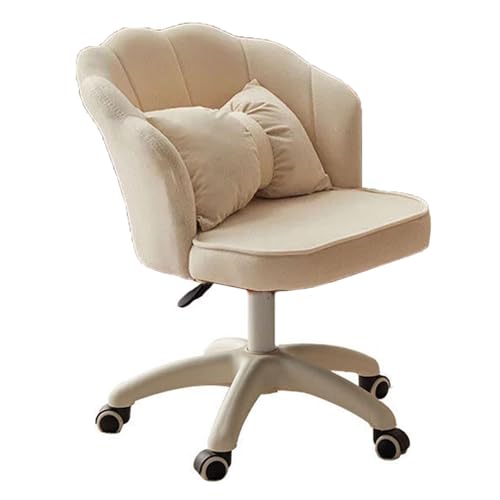Chaise de coiffeuse réglable et pivotante sans accoudoirs gain de place