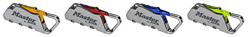 Preisvergleich Produktbild Master Lock Karabiner mit Zahlenschloss - Farblich Sortiert, 1549EURDCOL