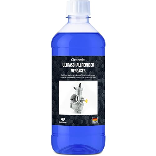 Cleanerist | 1L Ultraschallreiniger Vergaser - auch für Werkstatt, Autoteile - Konzentrat für Ultraschallgeräte zur Kfz-Reinigung von Motoren, Bremsanlagen, Wellen, Pumpen, Düsen – gegen Schmutz, Fett