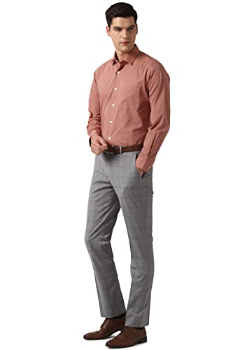 Image of Peter England Men's Printed Slim Fit Formal Shirt