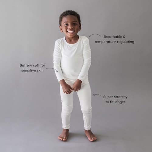 KYTE BABY Toddler Pajama Set - Pjs for Toddlers Made of Soft Bamboo Rayon Material4