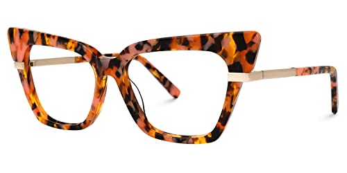 Image of VOOGLAM Cat Eye Blue Light Blocking Glasses for Women Anti UV Eyestrain Eyewear Mariana