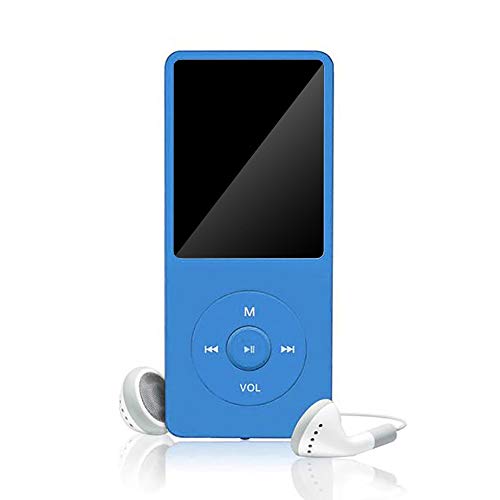 Loijon Leitor MP3 / MP4 Leitor de música de 64 GB Leitor de música MP3 portátil com ecrã de 1,8 ''