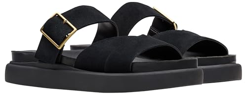 Clarks Womens Aristella Mule Sandal, Black Sde, 6 UK - Image 3