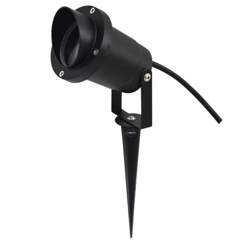 Preisvergleich Produktbild REV Gartenbeleuchtung - Gehäuse IP65 aus Aluminium, Wegeleuchte außen schwenkbar. 230lm, 3W, Kabel 1,5m, H:34cm, Schwarz L400