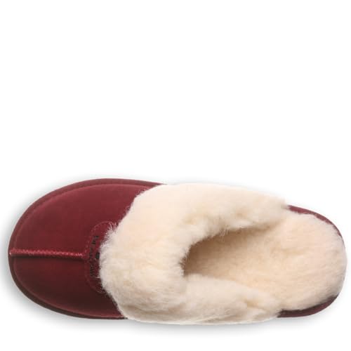 Image of BEARPAW Women's Loki Slip-On Slippers | Suede Upper | Comfortable Indoor & Outdoor Shoes for Women | Multiple Sizes & Colors