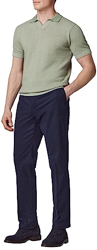Hackett London C Chino Sanderson Pantalones, Azul (Navy Blazer), 30W/28L para Hombre